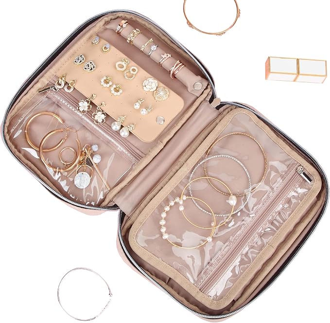 BELALIFE Travel Jewelry Organizer, Portable Storage Case - Image 6