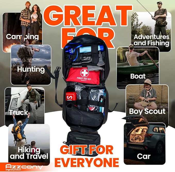 Emergency Survival Kit with First Aid Gears and Supplies - Image 6