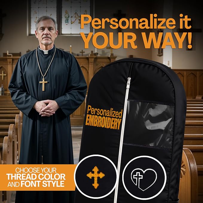 Personalized Garment bag for Hanging Clothes - Image 4
