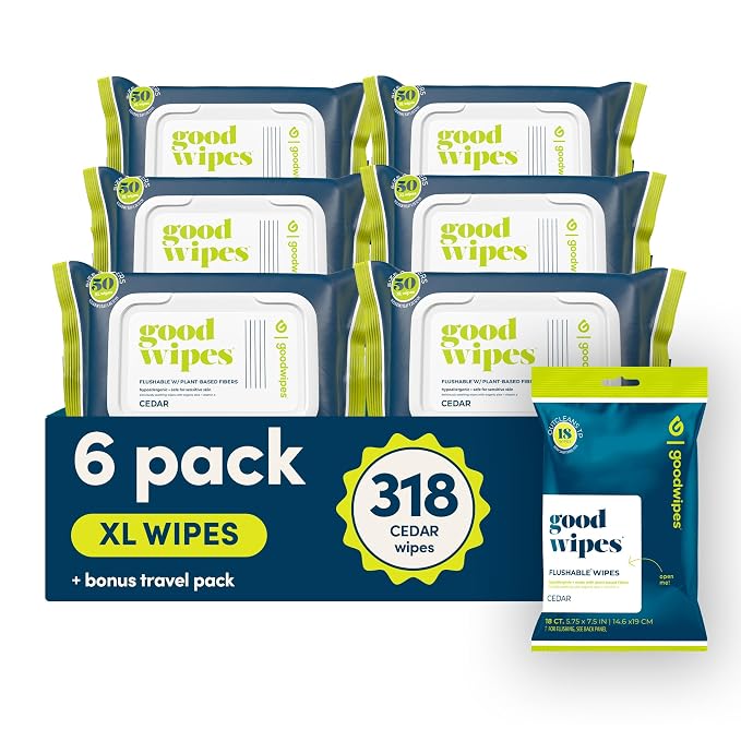 goodwipes Flushable Butt Wipes by goodwipes