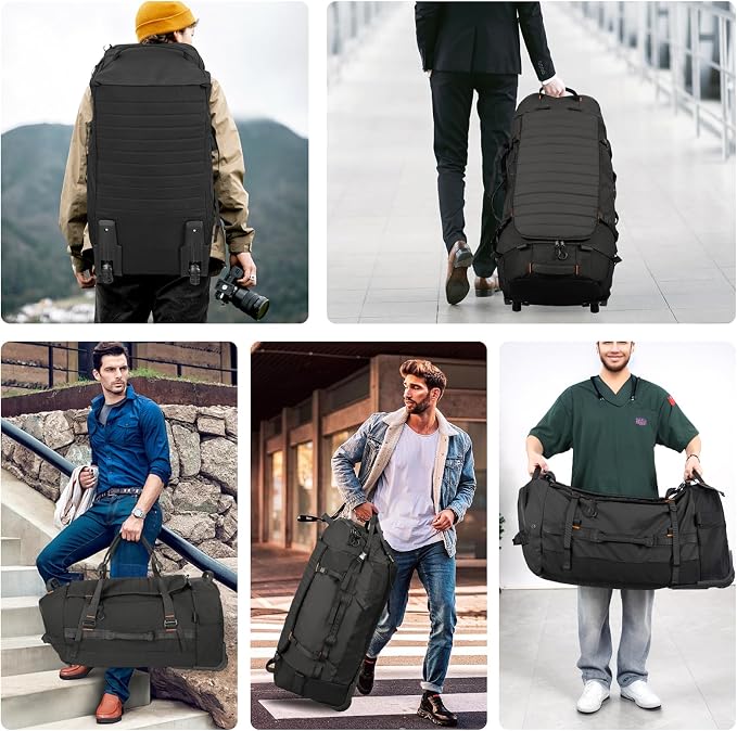 85L 29“ Foldable Rolling Backpack - Image 2