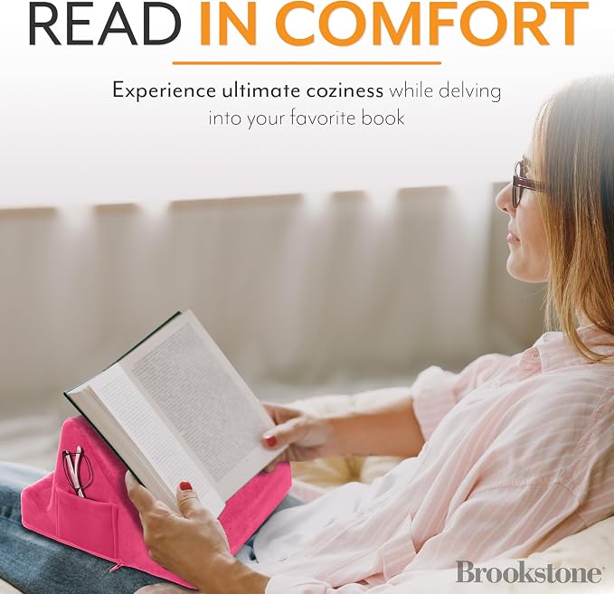 Brookstone, Memory Foam Lap Desk Tablet Holder, Holds Phones, E-Book Readers - Image 4