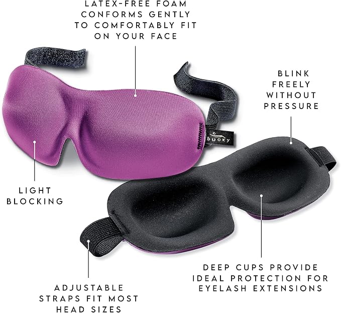 Bucky 40 Blinks No Pressure Printed Eye Mask - Image 4