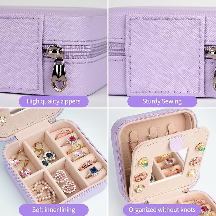 AYGXU Travel Jewelry Box for Women and Girls - Image 6