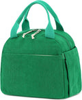 Bluboon Lunch Bag for Women Men Cute Corduroy Lunch Tote Bags Reusable by BLUBOON