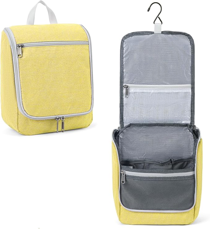 Travel Hanging Toiletry bag for Men & Women, Water-resistant Sturdy Nylon - Image 2