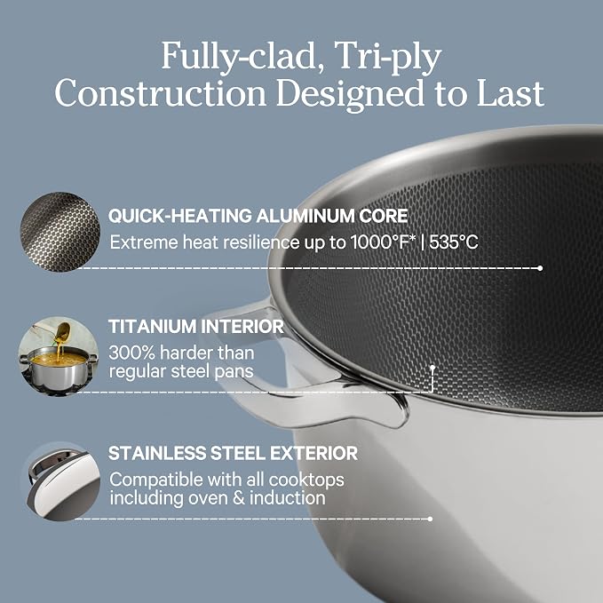 Our Place Titanium Pro Cookware Duo – Always Pan & Perfect Pot - Image 5