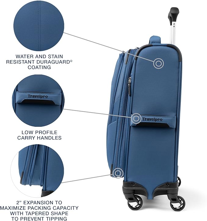 Travelpro Maxlite 5 Softside Expandable Carry on Luggage - Image 5