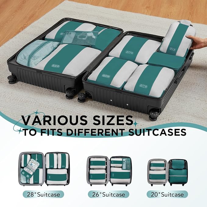 10 Set Compression Packing Cubes - Image 7