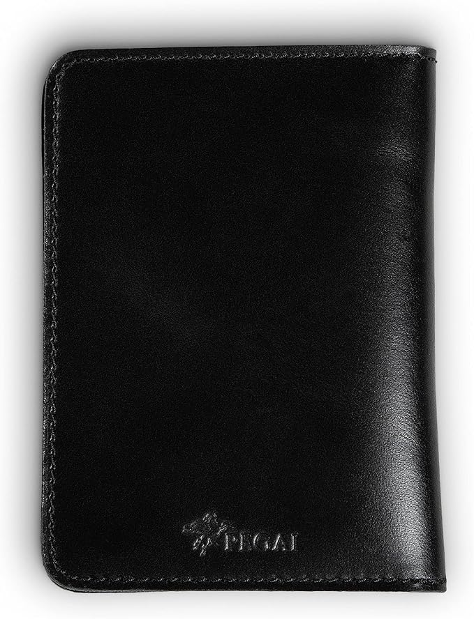 PEGAI Standard Full Grain Crazy Horse Leather Passport Holder | Custom Travel - Image 2