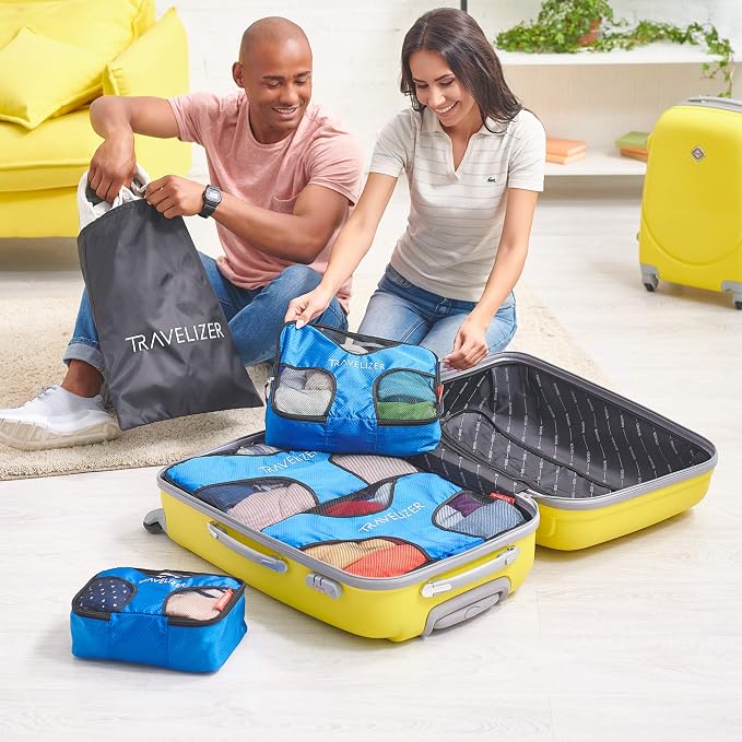 Travel Packing Cubes 5 pcs Luggage Organizer Set - Image 2