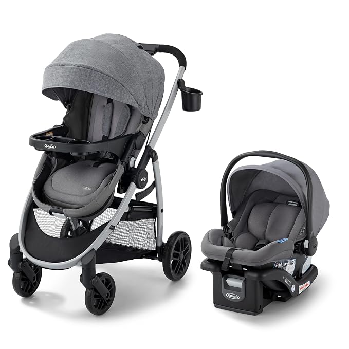 Graco Modes Pramette Travel System, 3-in1 Modular Carseat Stroller Combo by Graco