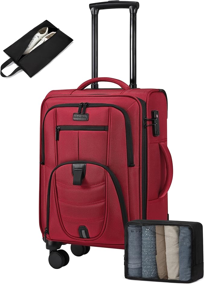 LOVEVOOK Carry On Luggage Airline Approved, Suitcases by LOVEVOOK