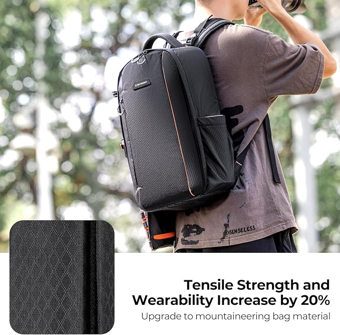 K&F Concept Camera Backpack for Photographers Large Waterproof Photography - Image 8