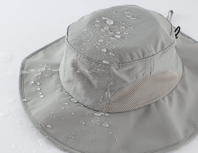 Home Prefer UPF50+ Mens Sun Hat Wide Brim Fishing Hat - Image 3