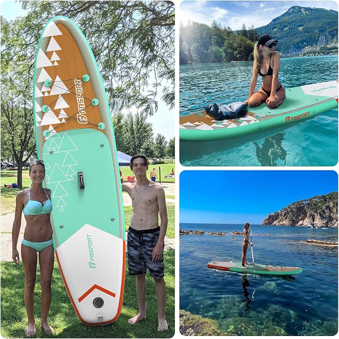 FBSPORT 11' Premium Stand Up Paddle Board, Yoga Board - Image 5