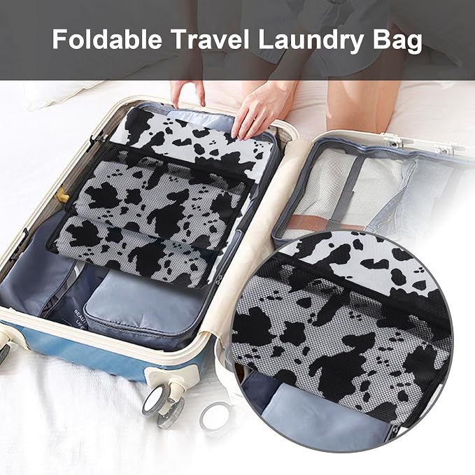 Femuar Laundry Bag Backpack Durable Laundry Bag - Image 5