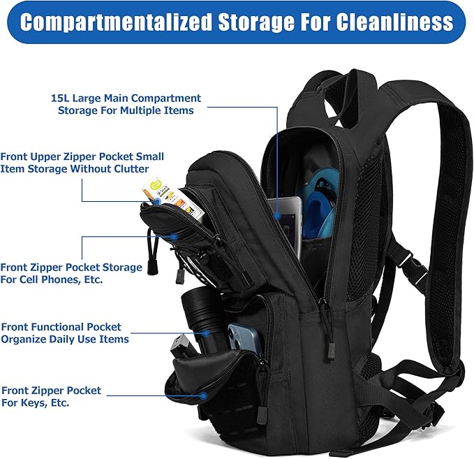 1050D Tactical Hydration Backpack - Image 3