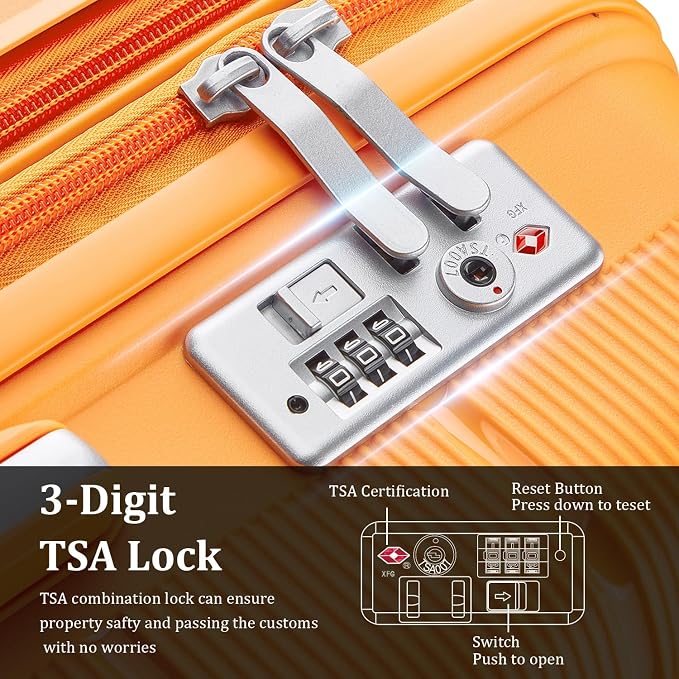 4-Piece Hardshell Luggage Set - Image 4