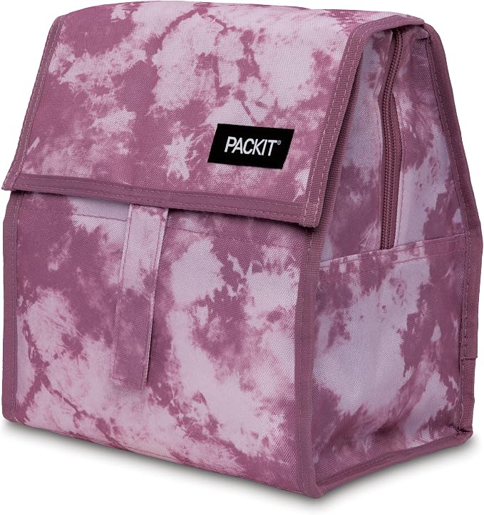 Freezable Lunch Bag, Mulberry Tie Dye - Image 2