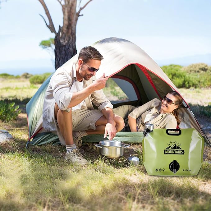 Collapsible 8L Water Storage Bag, BPA-Free Portable Folding Water Jug - Image 7