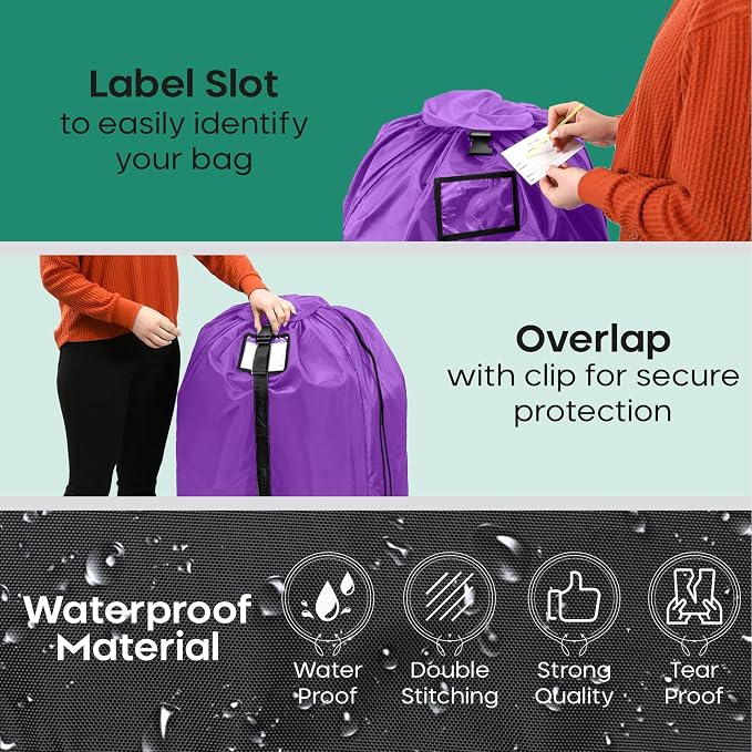 reperkid Large Stroller Bag for Airplane Travel, Fits Most Large, Jogging - Image 6