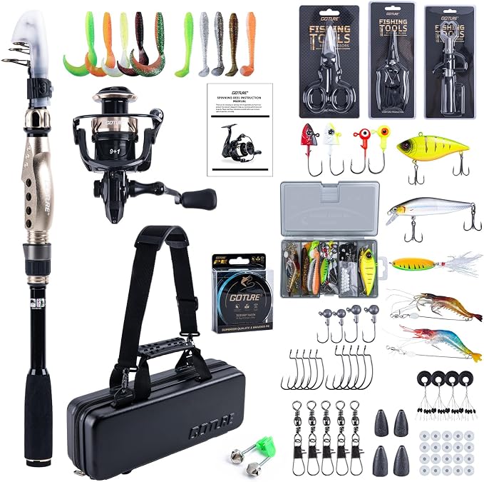 Goture Fishing Rod and Reel Combo by Goture