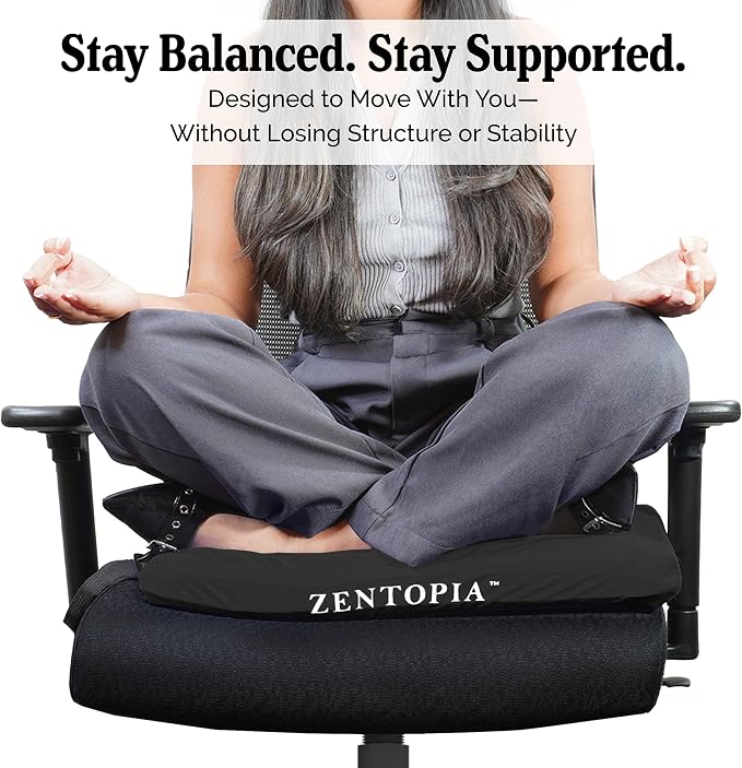 Gel and Memory Foam Seat Cushion – Office – Ergonomic Cushion Pad - Image 4