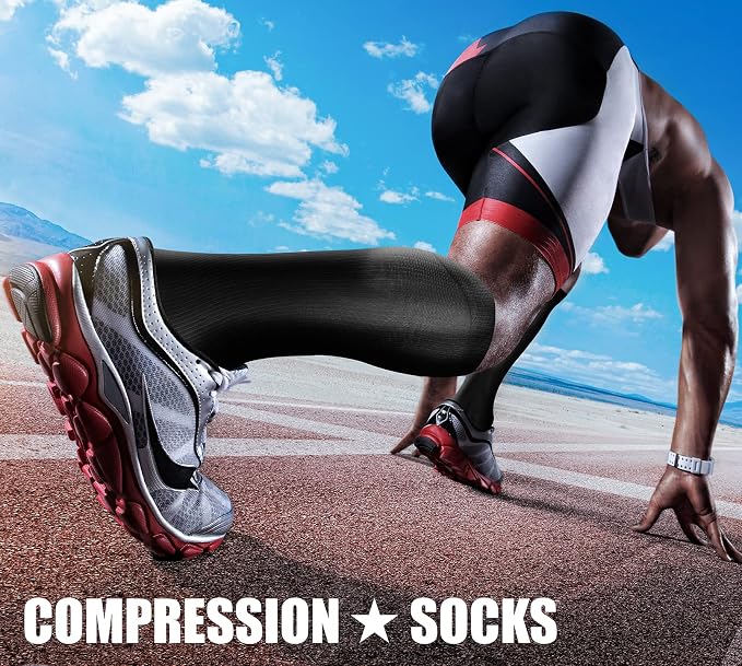 CHARMKING Compression Socks for Women & Men Circulation 15-20 mmHg is Best - Image 3