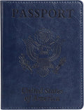 TIGARI Passport Holder for Travel Women Men, PU Leather Passport Wallet Cover by TIGARI