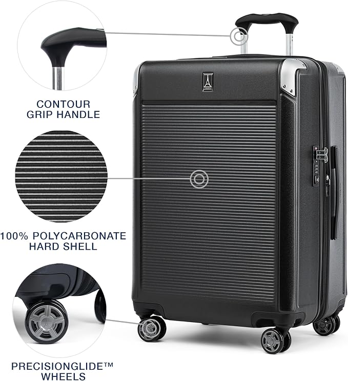 Travelpro Platinum Elite Hardside Expandable Checked Luggage, 8 Wheel Spinner - Image 4