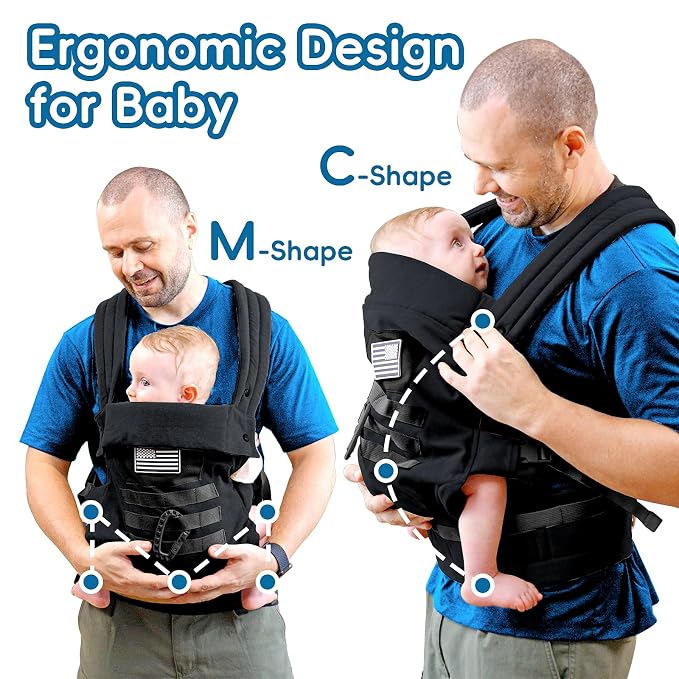 Baby Carrier, Lumbar Support Infant Carrier - Image 6