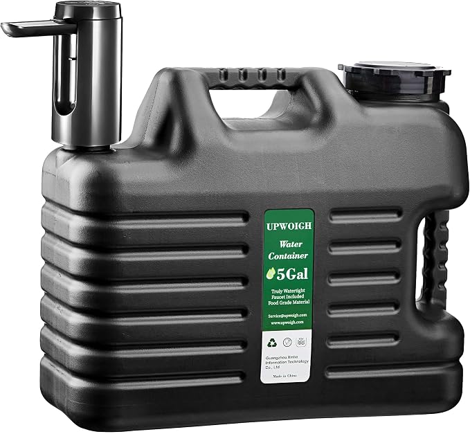 Portable 5 Gallon Water Jug by UPWOIGH