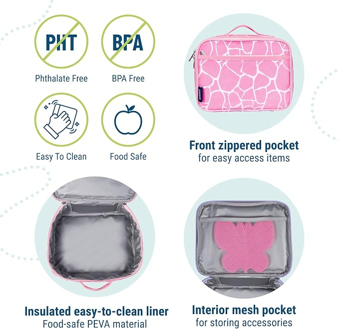 Wildkin Kids Insulated Lunch Box – Durable and Reusable - Image 5