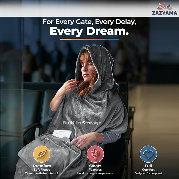 3-in-1 Travel Blanket Airplane – Compact - Image 2