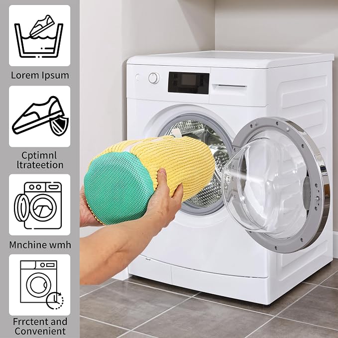 Shoe Washing Bag for Washing Machine, Laundry Shoe Bag for Washer and Dryer - Image 5