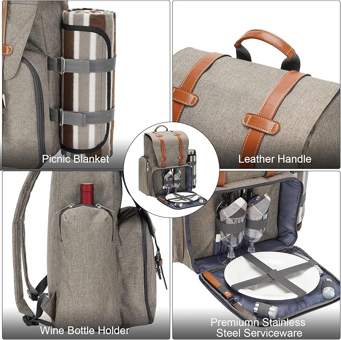 Picnic Backpack for 2 Person - Image 3