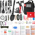 Survival Kit 256 in 1, First Aid Kit Survival Gear Tools Trauma Kit by Angieast