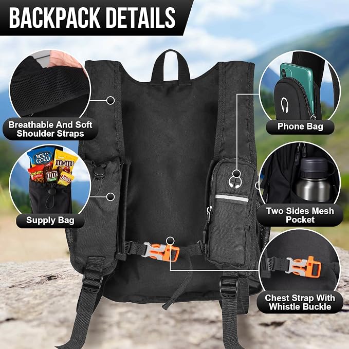 FUNANASUN 16L Ultra-Lightweight Foldable Waterproof Hiking Backpack - Image 5
