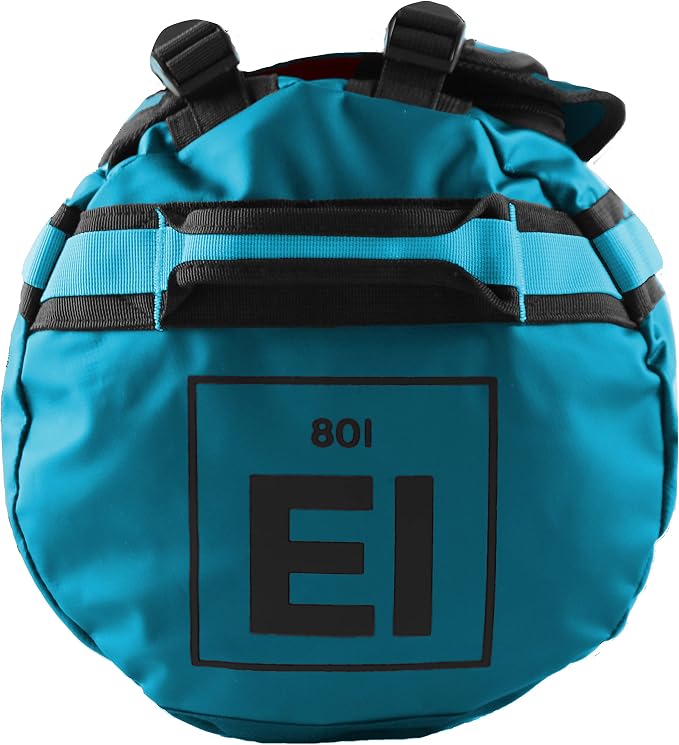 Element Equipment Trailhead Duffel Bag Shoulder Straps Waterproof Teal Large - Image 6