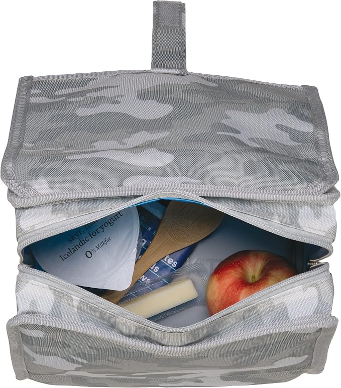 Freezable Lunch Bag, Tonal Camo Gray - Image 6