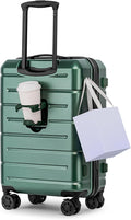 KYME Hardside Carry On Luggage 22x14x9 Airline Approved by KYME