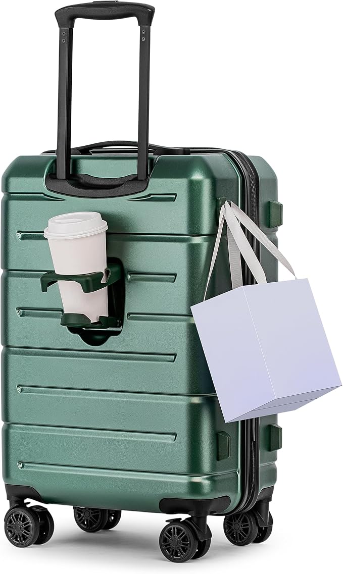KYME Hardside Carry On Luggage 22x14x9 Airline Approved by KYME
