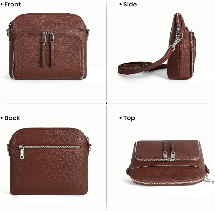 befen Genuine Leather Crossbody Purses - Image 7