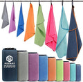 HOEAAS 2 Pack Microfiber Camping Towels, Quick Dry Towel, Super Absorbent Ultra by HOEAAS