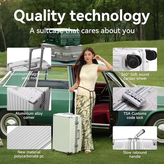ROAMING Zipperless Luggage 26 Inch - Image 3