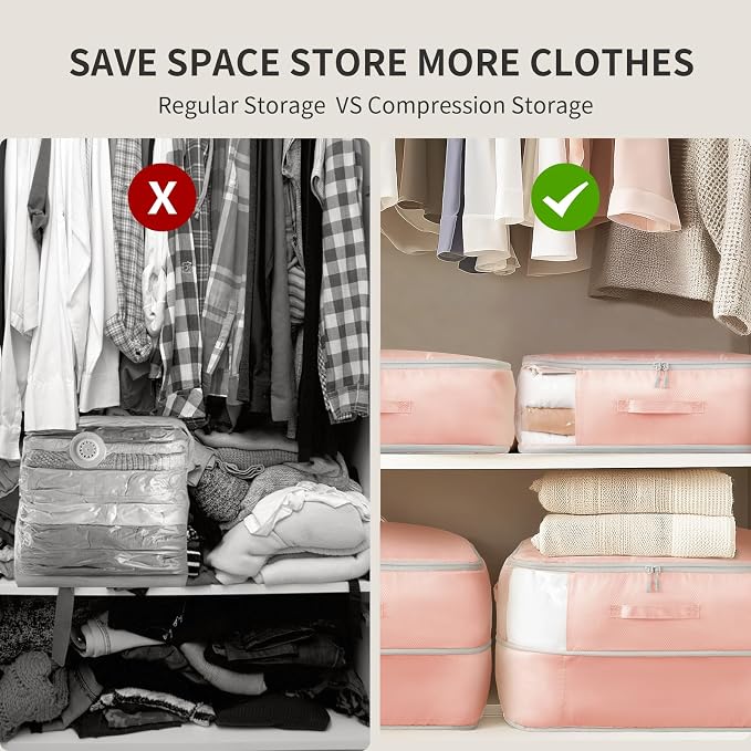 DIMJ Comforter Storage Bag 4 Pack - Image 5