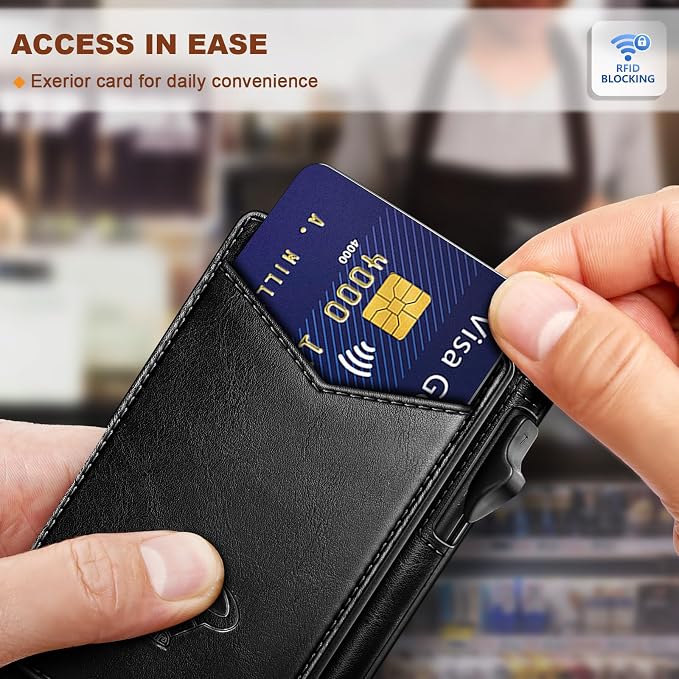 BULLIANT Men Wallet, Money Clip Wallet Slim - Image 5