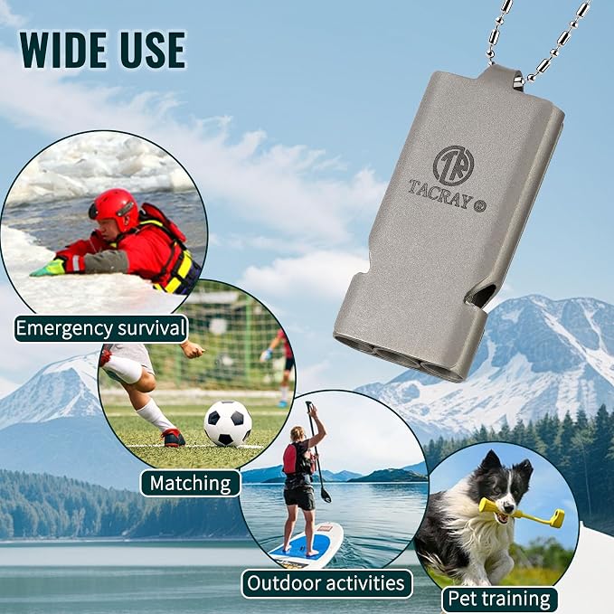 TACRAY Emergency Whistles Lifeguard Safety Whistle - Image 6