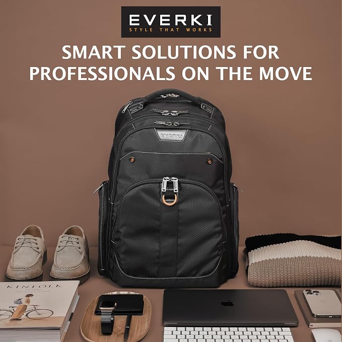EVERKI 32L Atlas Business Laptop Backpack – Adjustable Compartment - Image 6